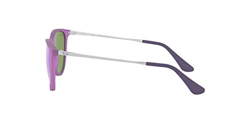 Ray-Ban JUNIOR Izzy Gafas de sol, Violet Fluo Trasp Rubber, 50 Niña