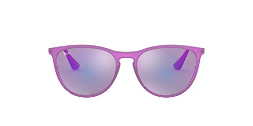 Ray-Ban JUNIOR Izzy Gafas de sol, Violet Fluo Trasp Rubber, 50 Niña