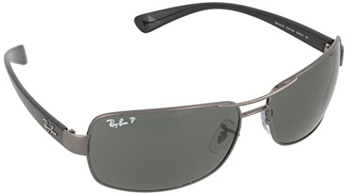 Ray-Ban Rb 3379 Gafas de sol, Gunmetal, 64 para Hombre