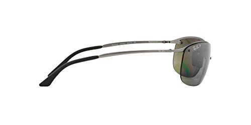 Ray-Ban Rb 3542 Gafas de sol, Matte Gunmetal, 63 para Hombre