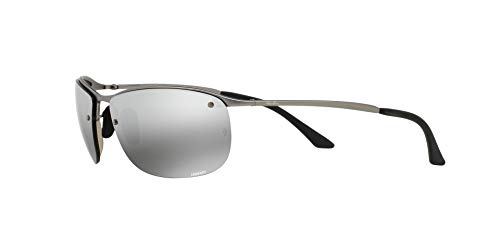 Ray-Ban Rb 3542 Gafas de sol, Matte Gunmetal, 63 para Hombre