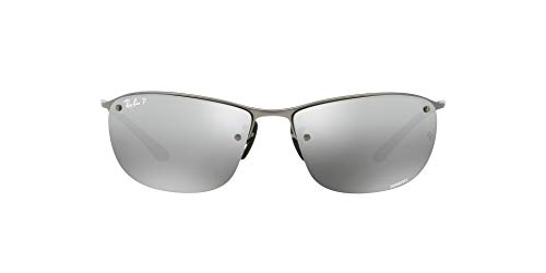 Ray-Ban Rb 3542 Gafas de sol, Matte Gunmetal, 63 para Hombre