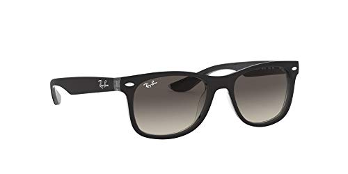 Ray-Ban Rj9052S Gafas de sol, Rectangulares Unisex niños, negro