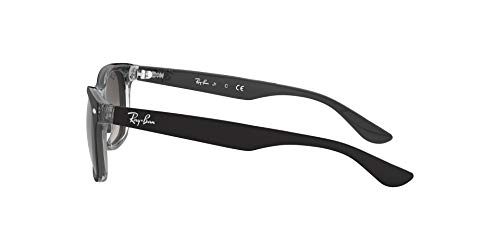 Ray-Ban Rj9052S Gafas de sol, Rectangulares Unisex niños, negro