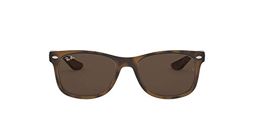 Ray-Ban Rj9052S Gafas de sol, Rectangulares Unisex niños Unisex niños, marrón