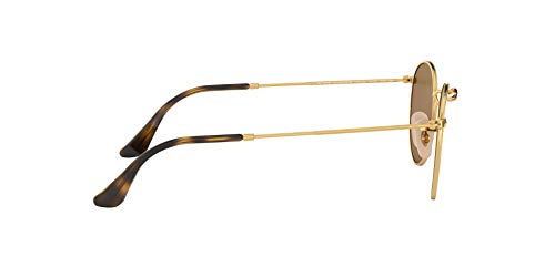 Ray-Ban Round Metal Gafas De Sol, Oro (Copper Flash), 50 para Hombre