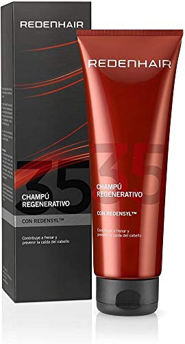 REDENHAIR | Champú Regenerativo | Champú Anticaída | Tratamiento Anticaída de Cabello | Estimulador Crece Pelo | Ideal Crecimiento Cabello | Anticaída Cabello Mujer y Hombre | 250 ml.