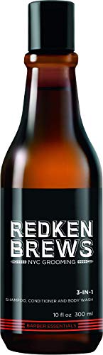 Redken brews man 3-in-1 shampoo, conditioner e bodywash 300ml.