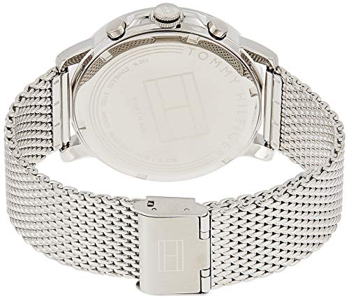 Reloj para hombre Tommy Hilfiger 1791292, mecanismo de cuarzo, diseño con varias esferas, correa de acero inoxidable.