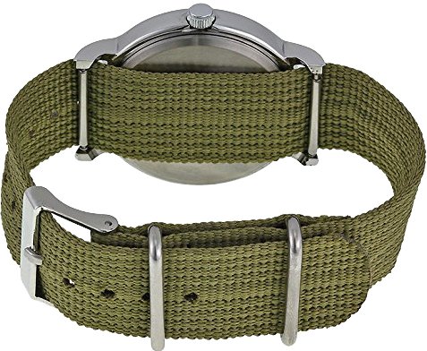 Reloj Timex Unisex  Special Weekender Slip Through, Verde (Verde/Beige)