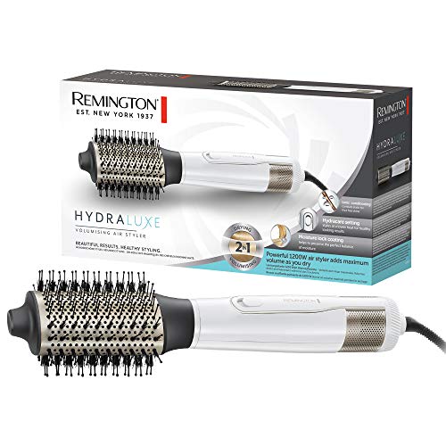 Remington 45701560100 - Hydraluxe AS8901 Moldeador de Pelo, Cerámica, Tecnología Hydracare, 12000 W, Blanco