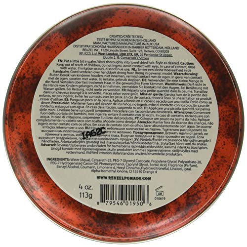 Reuzel Pomada para pelo rojo, 113 g