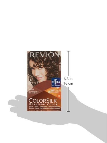 Revlon ColorSilk Tinte de Cabello Permanente Tono #30 Castaño Oscuro