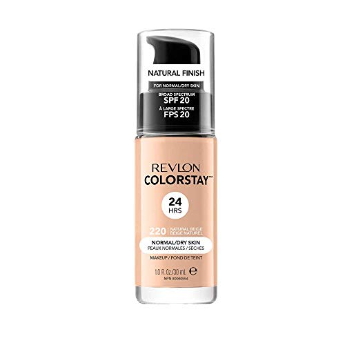 Revlon ColorStay Base de Maquillaje piel normal/seca FPS20 (#220 Natural Beige) 30ml