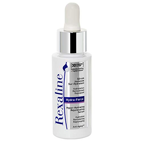 Rexaline - Hydra-Force - Suero de juventud sobrehidratante - Cuidado antiarrugas y antienvejecimiento - Suero facial - Dúo de ácido hialurónico - Todo tipo de pieles - Cruelty Free - 30ml