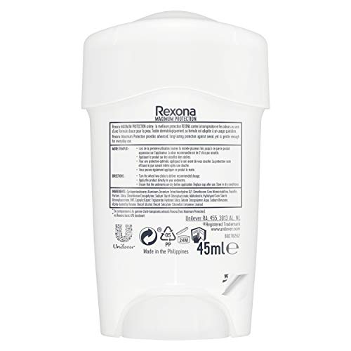 Rexona Desodorante Antitranspirante Maximum Protection Clean Scent 45ml