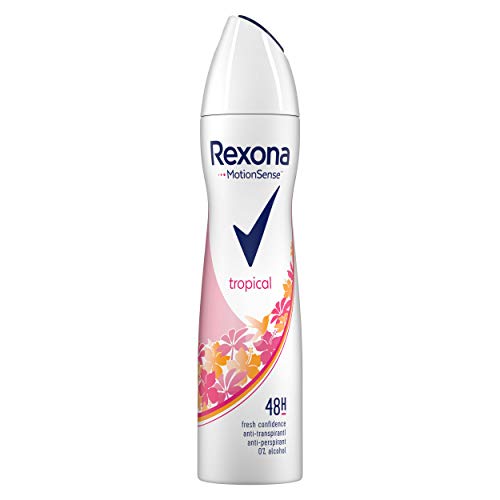 Rexona - Tropical Aerosol Antitranspirante para Mujer, Protección 48 horas - 200 ml