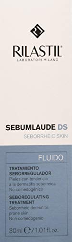 Rilastil Sebumlaude DS - Tratamiento Seborregulador, Reparador y Alisante para Pieles Grasas con Tendencia Acneica, 30 ml