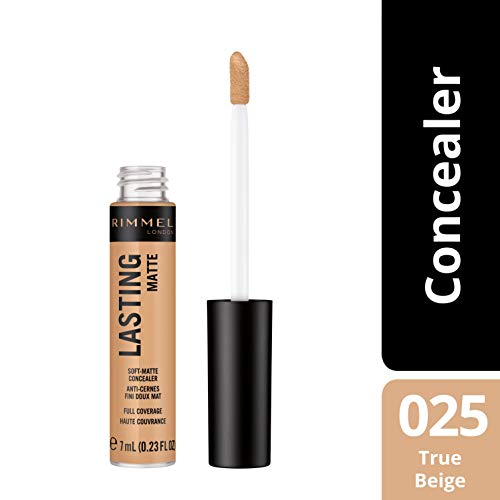 Rimmel Lasting Matte Concealer, Corrector, Tono 25, 21.5 g