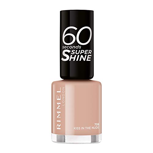 Rimmel London 60 Seconds Super Shine #708-Kiss in The Nude - 1 unidad