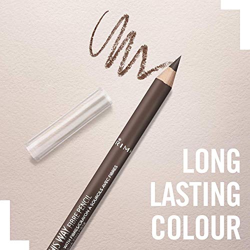 Rimmel London Brow This Way Fibre Pencil Lápiz de Cejas Tono 2 - 3,9 gr