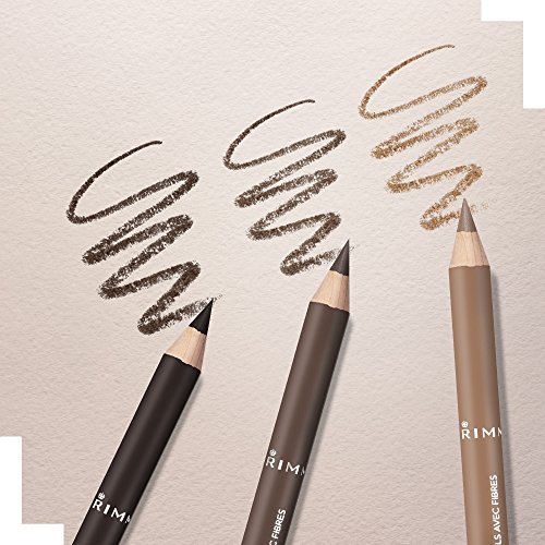 Rimmel London Brow This Way Fibre Pencil Lápiz de Cejas, Tono 3 - 1.08 gr