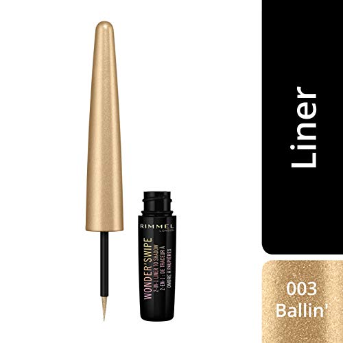 Rimmel London, Delineador de ojos (Tono: 003 Ballin', Gama Dorados) - 8.4 gr.