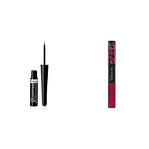 Rimmel London Glam Eyes Eyeliner 001 + Provocalips 500 Kiss Me You Fool