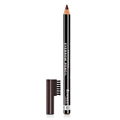 Rimmel London, Lápiz de Cejas, Marrón Oscuro, 1,4 g