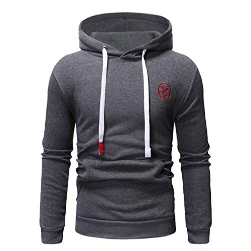 riou ¡Oferta Sudaderas con Capucha para Hombre Cosy Chaqueta Deportiva Sudadera con Cremallera Completa Slim Fit Hoodie Casual Jerséis Adolescente Top Blouse ¡Caliente!