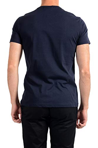 Roberto Cavalli GST652 - Camiseta de manga corta para hombre azul navy XL