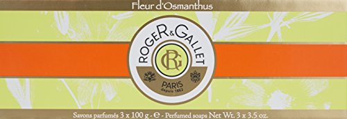 Roger y Gallet jabé³n D'Osmanthus, Set 3 x 100 g, 300 g