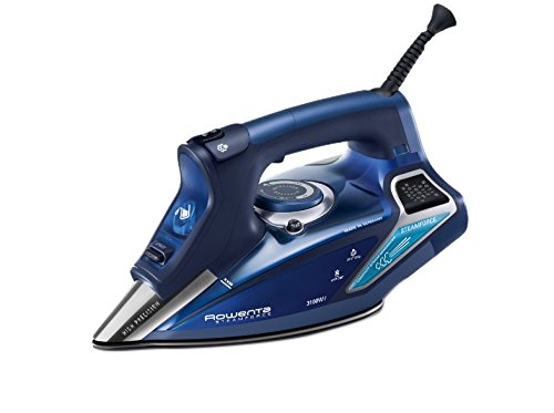 Rowenta Steamforce DW9240D1 - Plancha ropa vapor 3.100 W, golpe de vapor 230 gr/min y vapor continuo de 65 gr/min, ajuste automático temperatura, antical integrado, autoapagado y autolimpieza