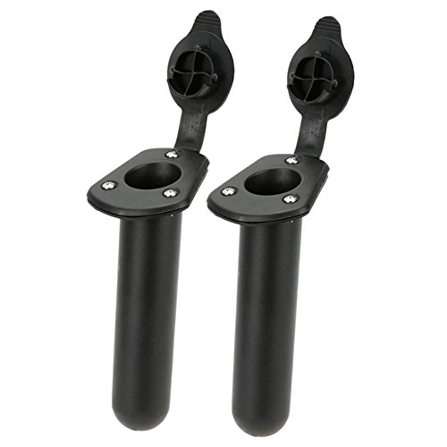 Rungao 2pcs Flush Mount Soporte para cañas de Pescar Junta Kayak Canoa Barco Side Frente para la Pesca en Barco