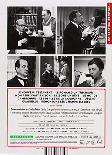 Sacha Guitry - L'âge d'or (1936-1938) [Francia] [DVD]