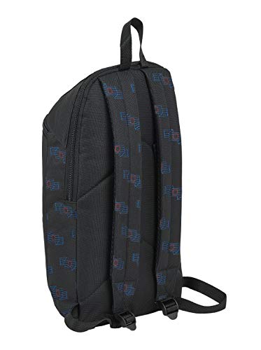 safta 642004821 Mochila Tipo Casual, Senderismo FC Barcelona, Azul (FC Barcelona Icono)