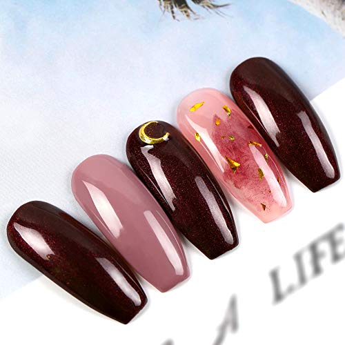 Saint-Acior 12PCS Esmaltes Semipermanentes Nail Art Esmaltes en Gel Pintauñas 8ml Lámpara Uñas 36W UV/LED Secador de Uñas Top Coat Base Coat Kit para Manicura