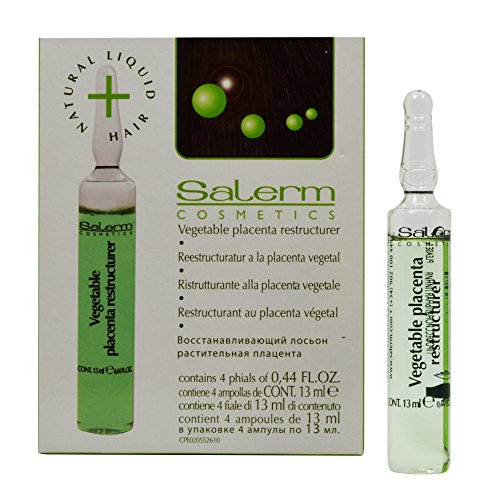 Salerm Vegetable Placenta Restructurer, 4 x .44 oz vials by Salerm