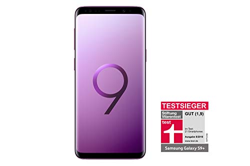 Samsung SM-G965FZPDDBT Smartphone Samsung Galaxy S9 Plus (6.2", Wi-Fi, Bluetooth 64 GB de ROM, 6 GB RAM, Dual SIM, 12 MP, Android 8.0 Oreo), Morado - versión alemana