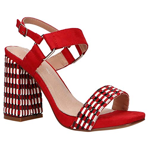 Sandalias Mariamare 67332 Frambuesa - Color - Rojo, Talla - 40