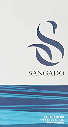 Sangado Atlantis Perfume para Hombres, Larga Duración de 8-10 Horas, Olor Lujoso, Chipre Frutal, Francesas Finas, Extra Concentrado (Eau de Parfum), Spray de 50 ml, Un Gran Regalo para Hombres