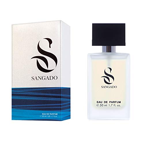 Sangado Atlantis Perfume para Hombres, Larga Duración de 8-10 Horas, Olor Lujoso, Chipre Frutal, Francesas Finas, Extra Concentrado (Eau de Parfum), Spray de 50 ml, Un Gran Regalo para Hombres