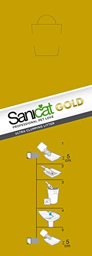 Sanicat Gold 5L, Arena de Gatos, Aroma a Talco