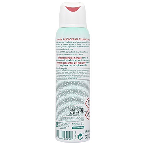 Sanytol Desodorante Calzado Desinfectante Spray - 150 ml