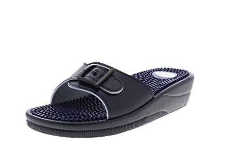 Scholl Chanclas de Playa New Massage Azul 38