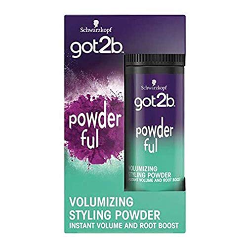 Schwarzkopf Got2b - Polvos volumen POWDER'ful (Pack de 6) - Textura matificante, polvos para levantar la raíz