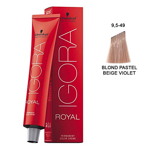 Schwarzkopf Igora Royal Coloración Permanente en Crema para el Cabello 9.5-49 - 60 ml.