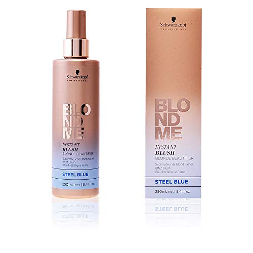 Schwarzkopf Professional Blondme Instant Blush Tono Steel Blue Tratamiento Capilar - 250 ml