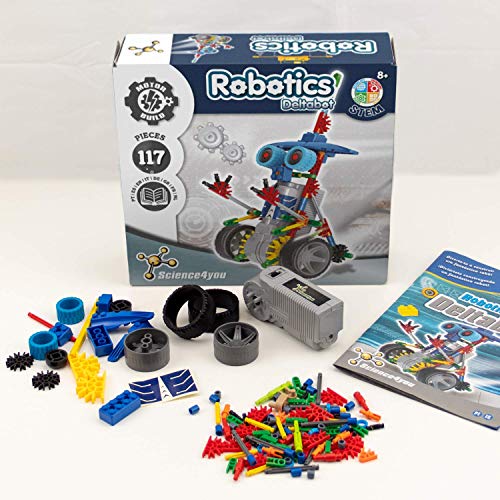 Science4you-Robotics Robotics Deltabot - Juguete Científico y Educativo Stem para Niños +8 Años, Multicolor, Regular (605169)