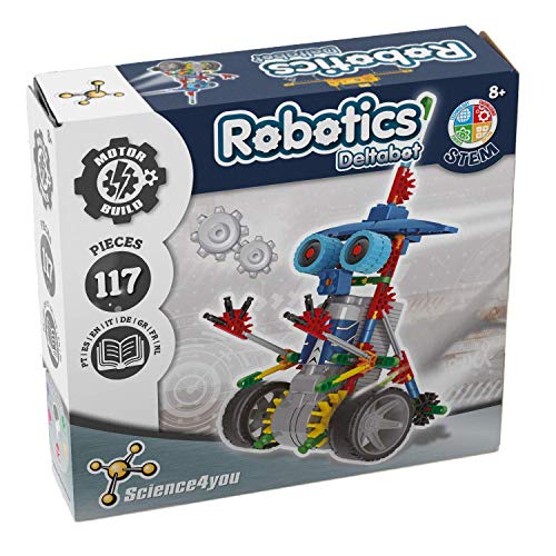 Science4you-Robotics Robotics Deltabot - Juguete Científico y Educativo Stem para Niños +8 Años, Multicolor, Regular (605169)